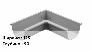 Кронштейн для желоба 125х90